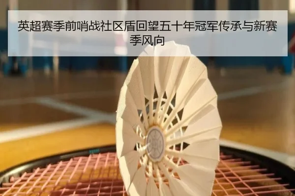 英超赛季前哨战社区盾回望五十年冠军传承与新赛季风向
